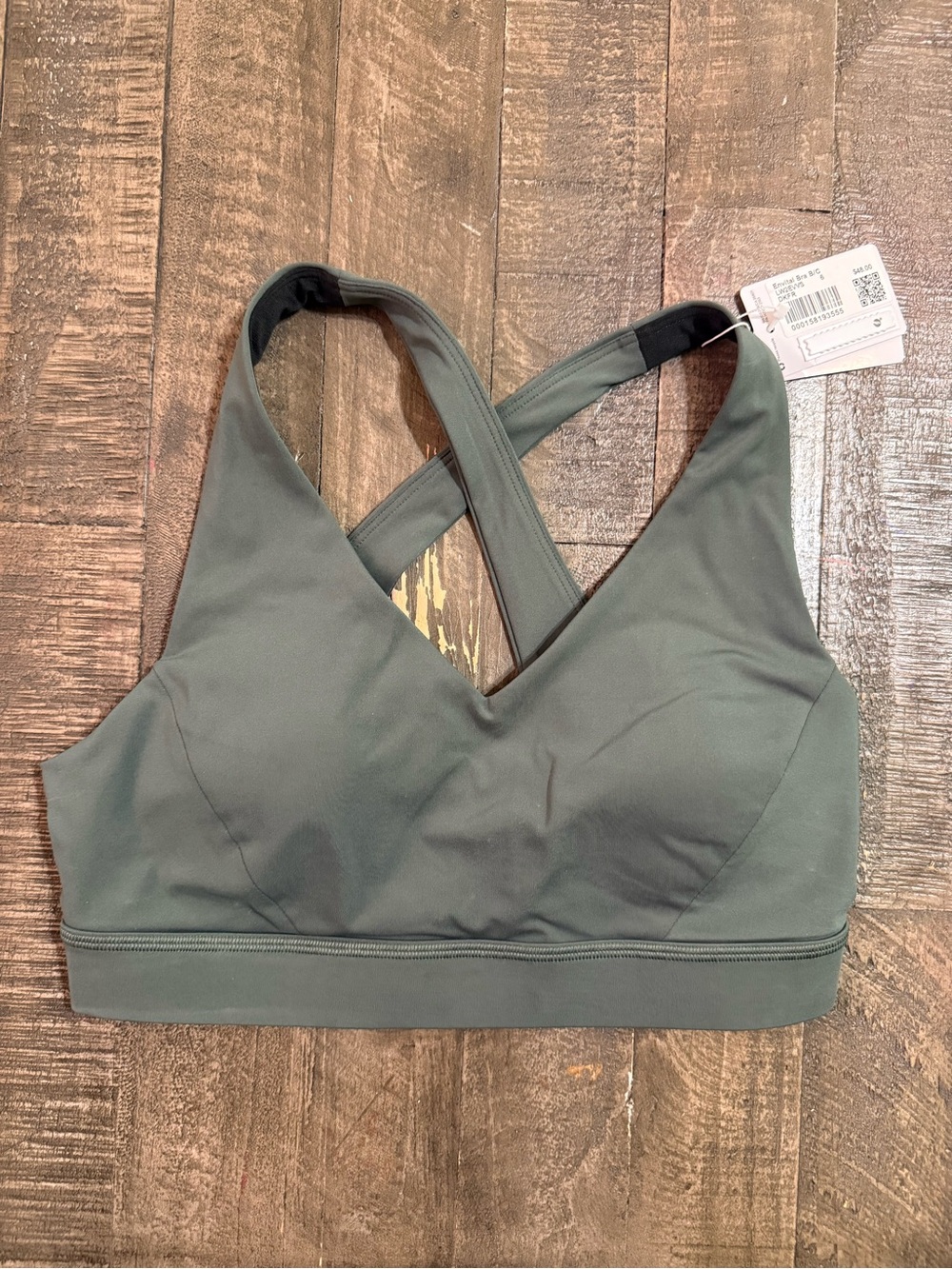 lululemon athletica Crossback Sports Bra - Sage Green